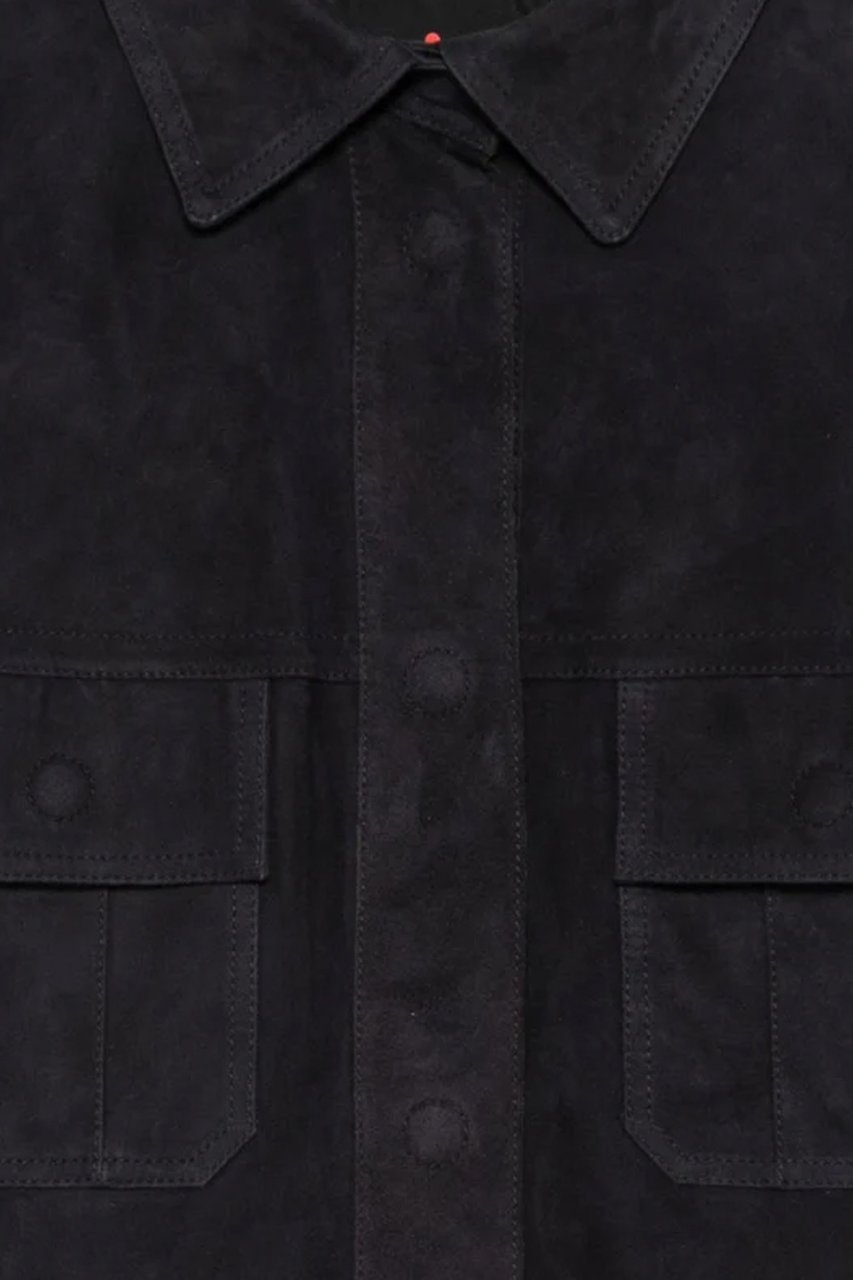 Peuterey Coats Blu Grafite Blauw