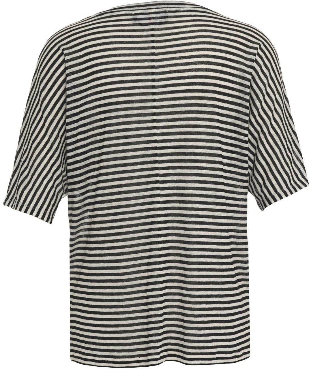 Peuterey Striped t-shirt 'Ester' Zwart