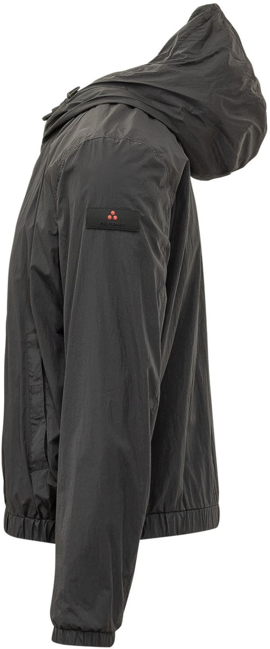 Peuterey Giacca con Cappuccio e Zip Donkergrijs