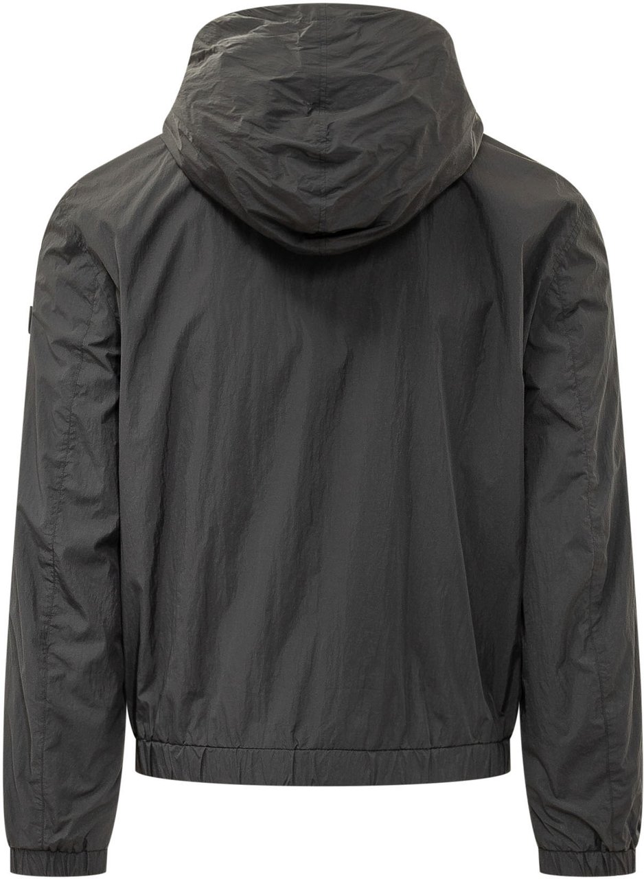 Peuterey Giacca con Cappuccio e Zip Donkergrijs