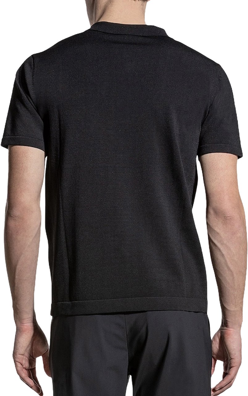 Peuterey Omar Stretch  Polo Zwart Zwart