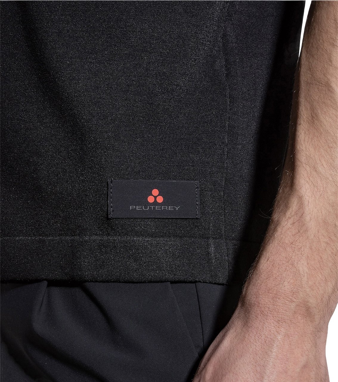 Peuterey Omar Stretch  Polo Zwart Zwart