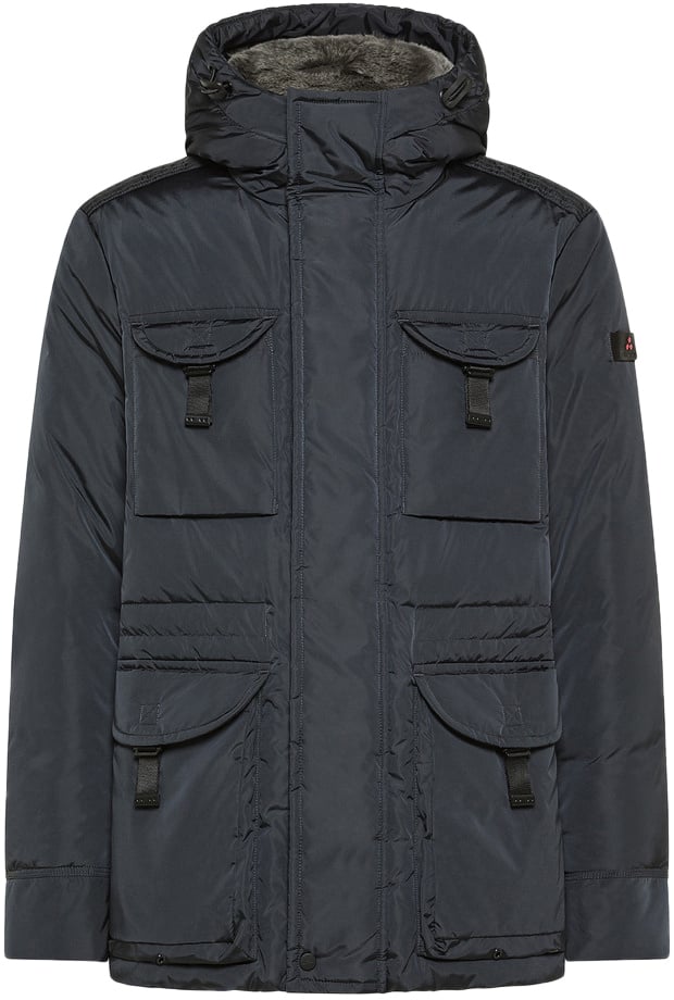 Peuterey Aiptek NBE Fur Graphite Blu Grijs