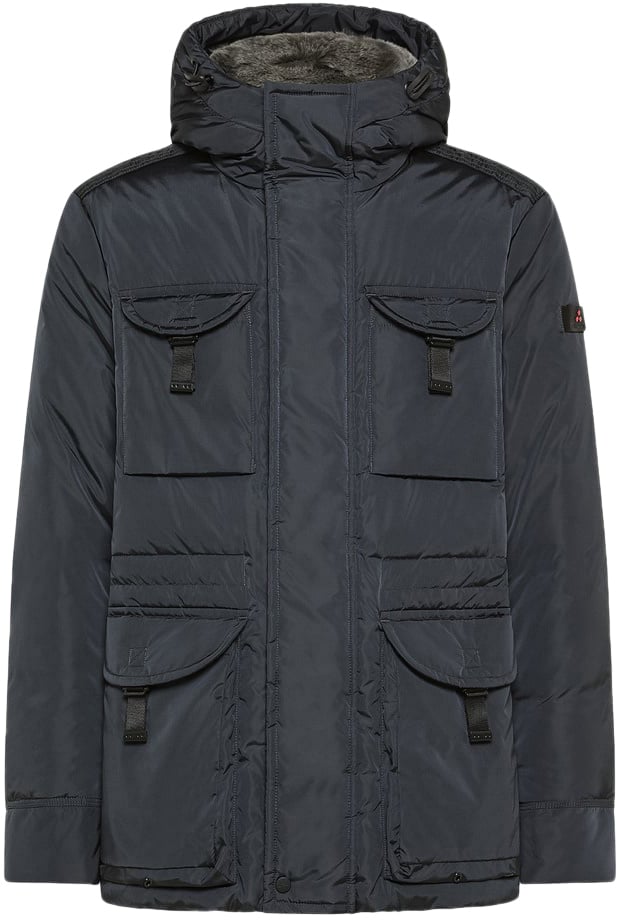 Peuterey Aiptek NBE Fur Graphite Blu Grijs