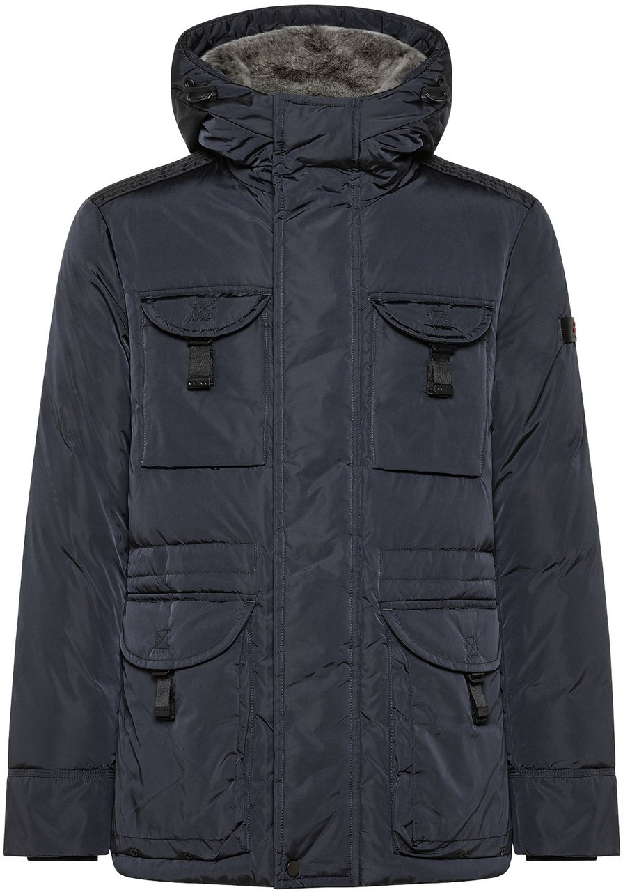Peuterey Aiptek NBE 03 Fur Graphite Blue Blauw