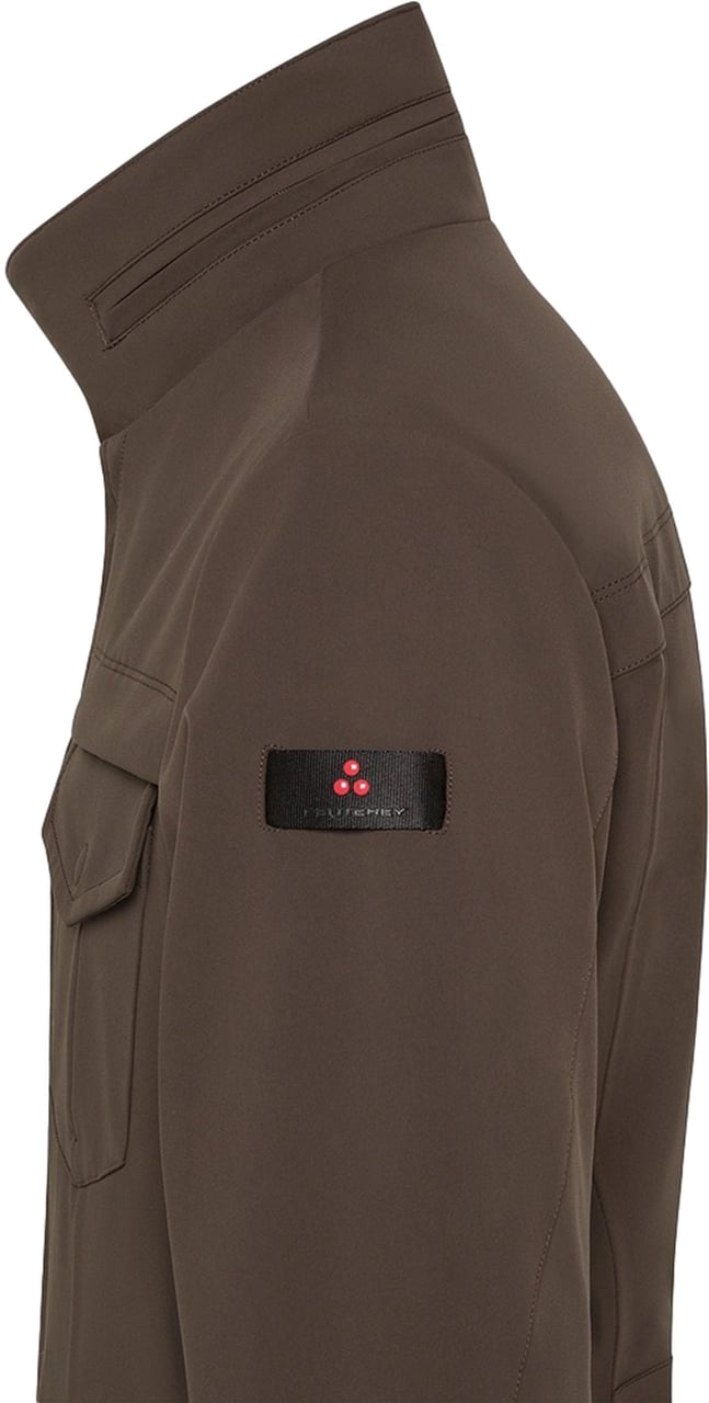 Peuterey Coats Chocolate Brown Bruin