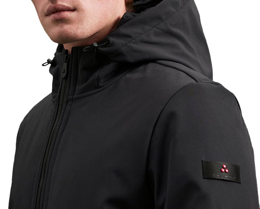 Peuterey Breme TA Jacket  in  Crow/Black Divers