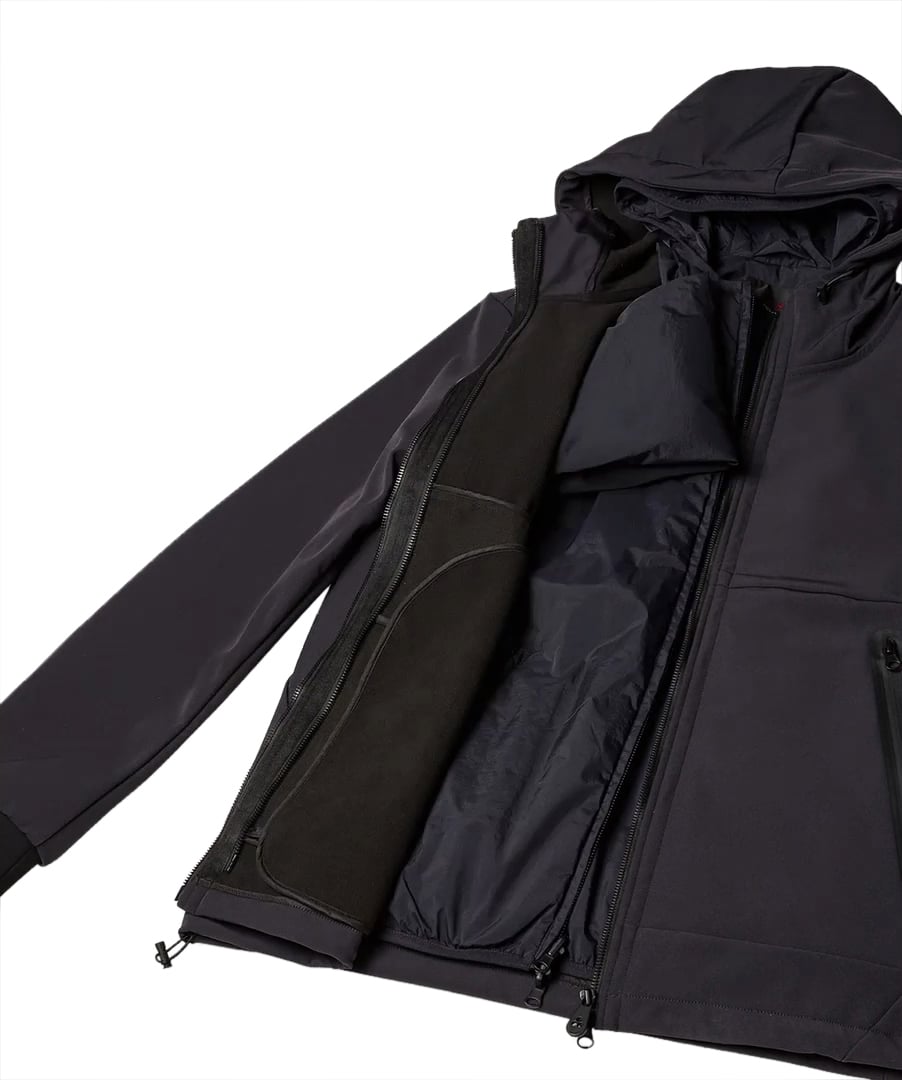 Peuterey Breme TA Jacket  in  Crow/Black Divers