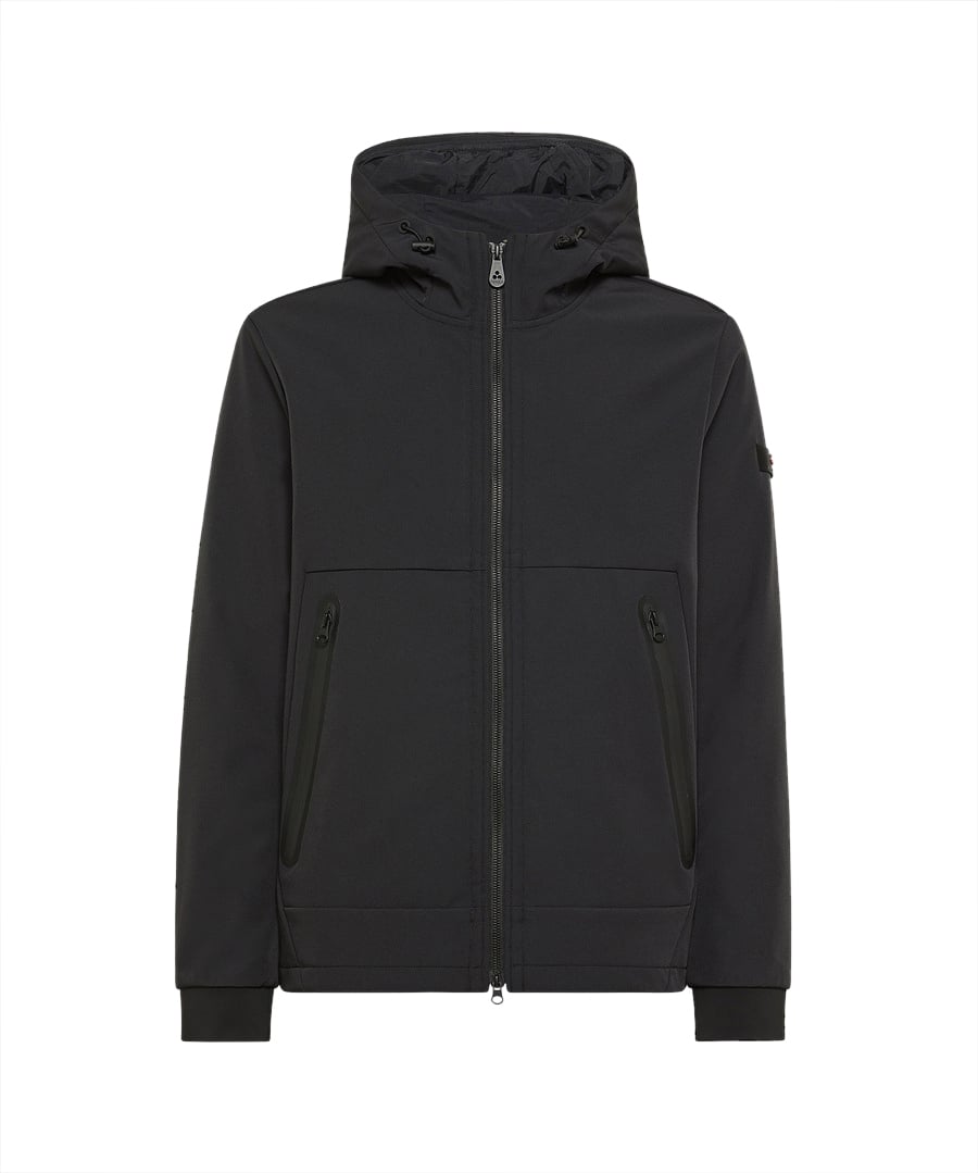 Peuterey Breme TA Jacket  in  Crow/Black Divers