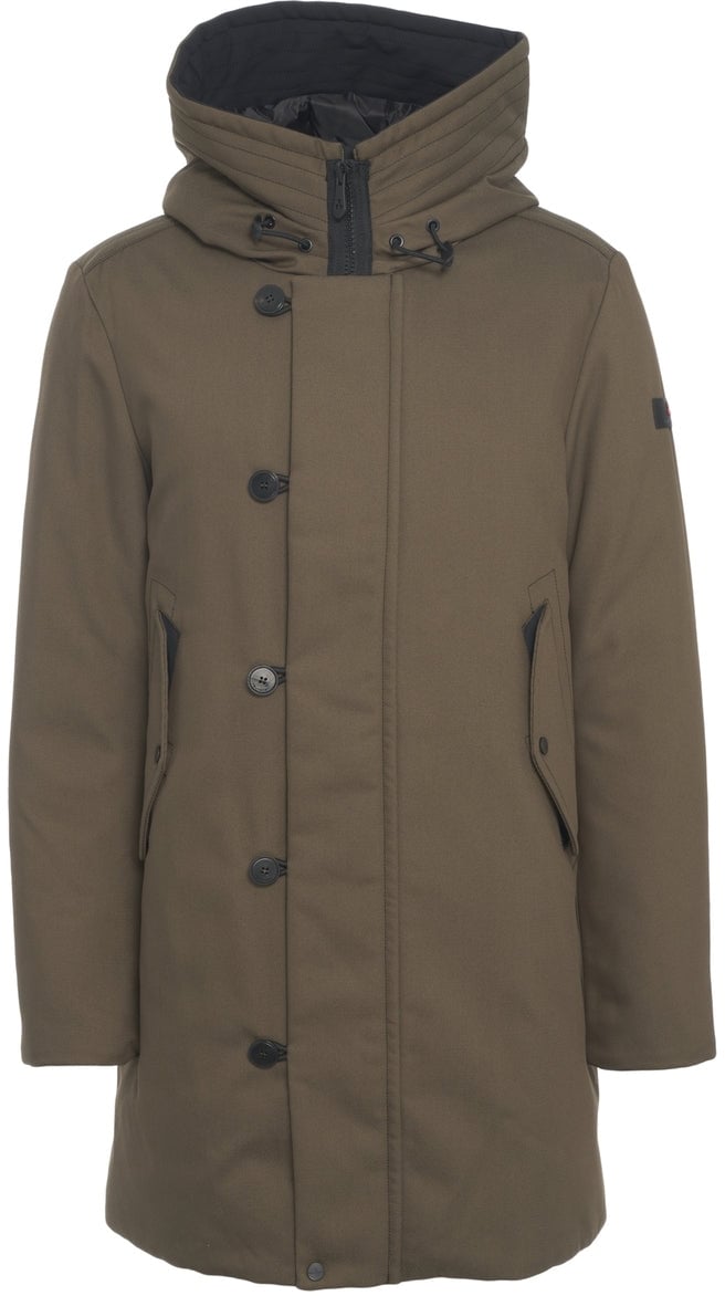 Peuterey Hooded parka Groen