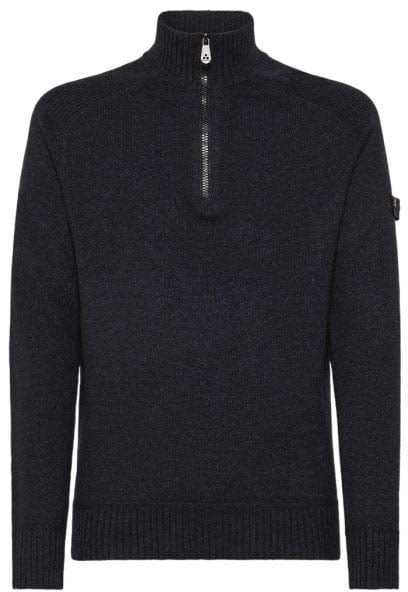 Peuterey Braille Knit Dark Navy Blauw