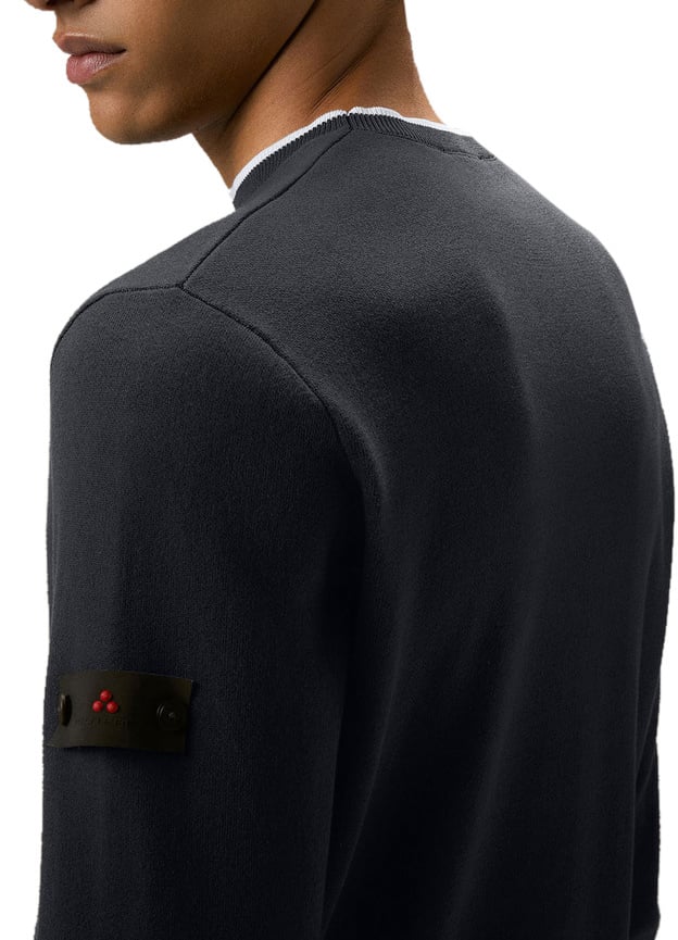 Peuterey Rubjerg Knit Blu Grafite Blauw