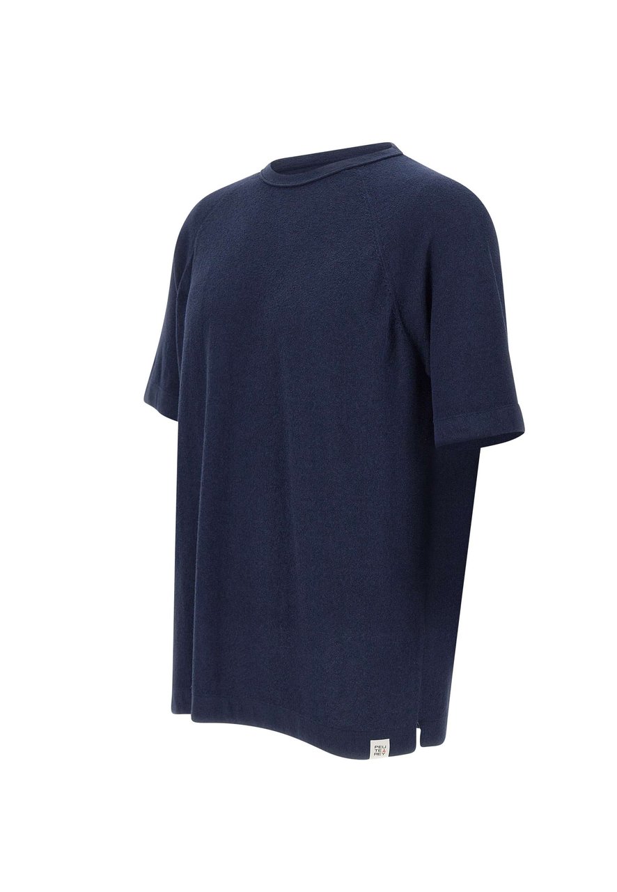Peuterey T-Shirts And Polos Blue Blauw
