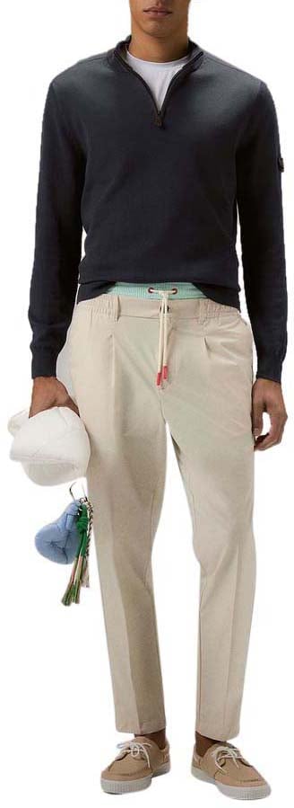 Peuterey Asbury Knit Blu Grafite Blauw