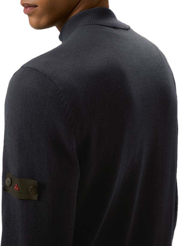Peuterey Asbury Knit Blu Grafite Blauw