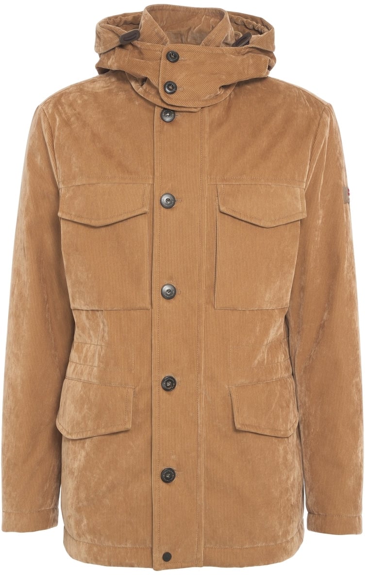 Peuterey Corduroy jacket 'Athol' Bruin