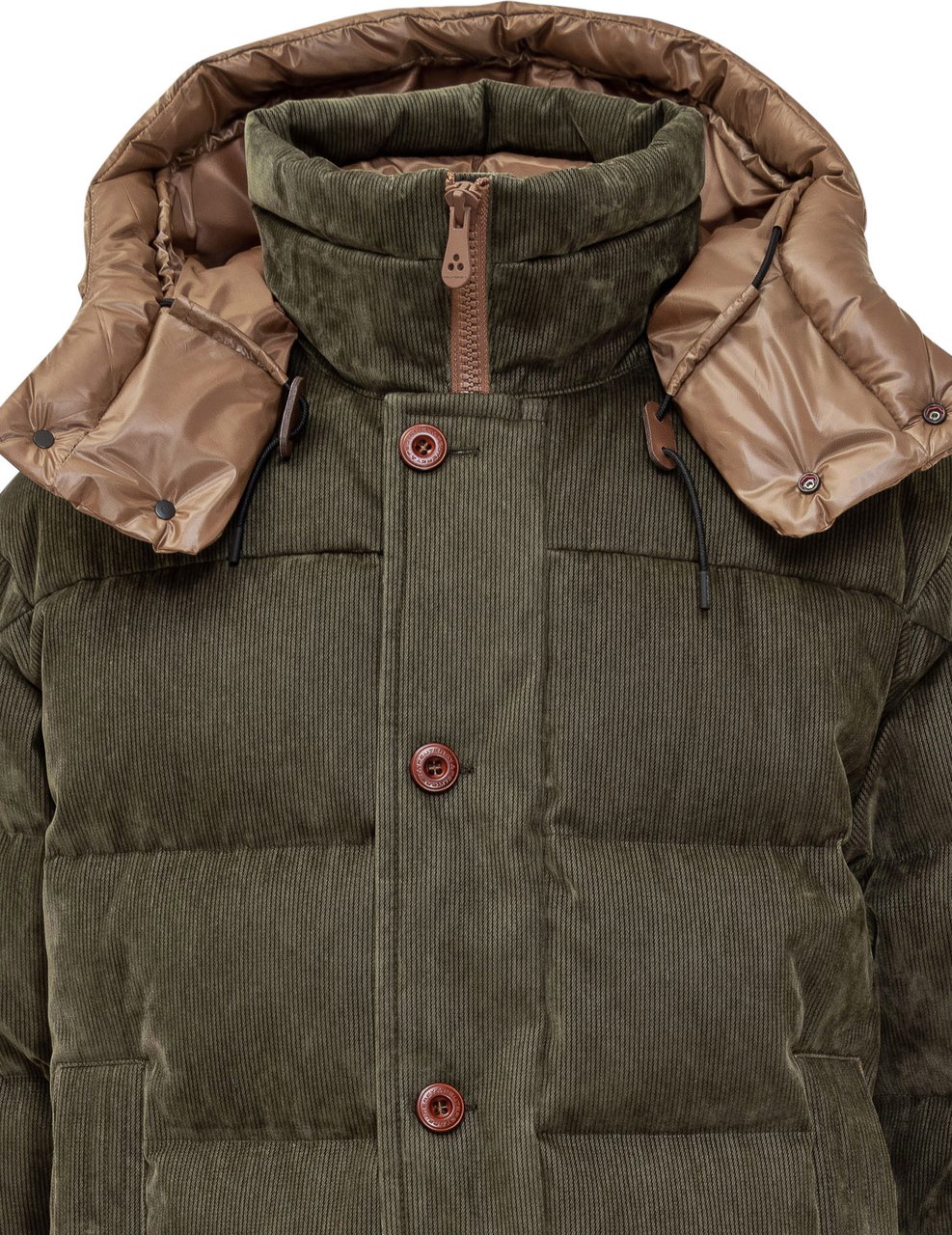 Peuterey Peuterey Piumino con Cappuccio Groen