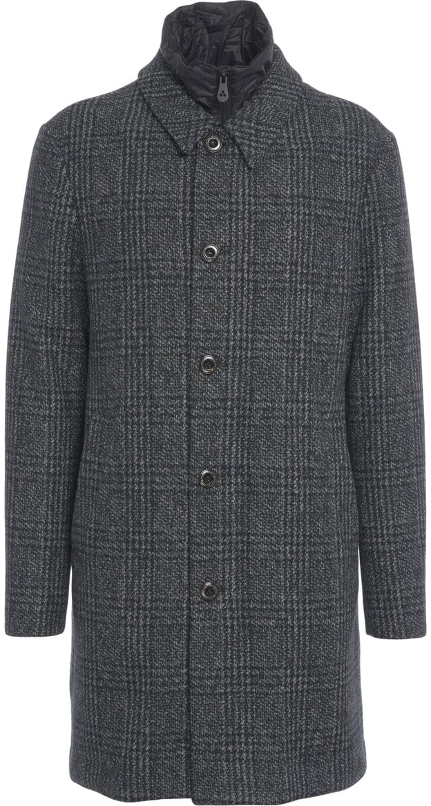 Peuterey Glencheck coat Beige