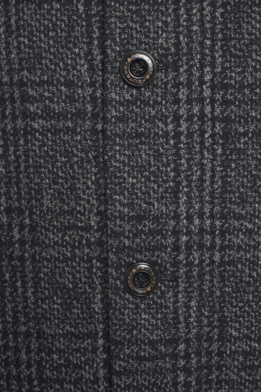 Peuterey Glencheck coat Beige