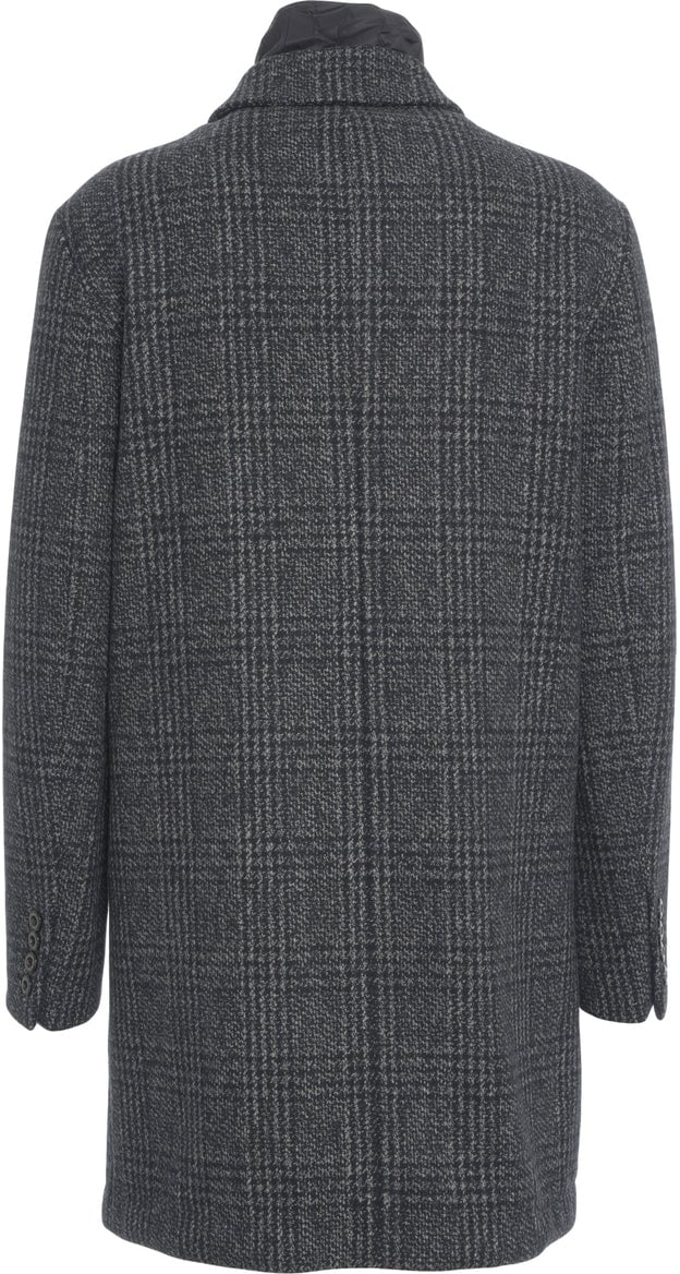 Peuterey Glencheck coat Beige
