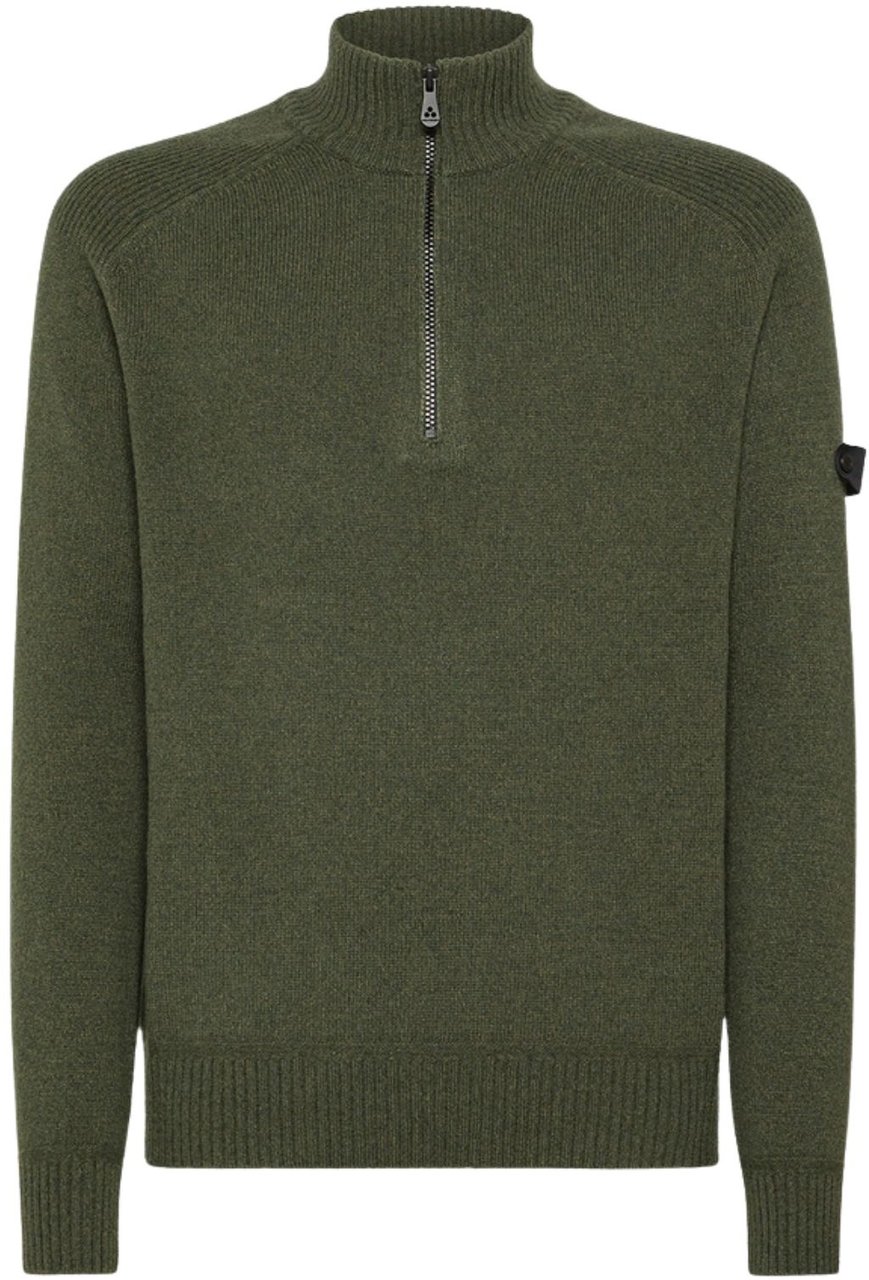 Peuterey Men Braille Sweater Verde - Forgliame Groen