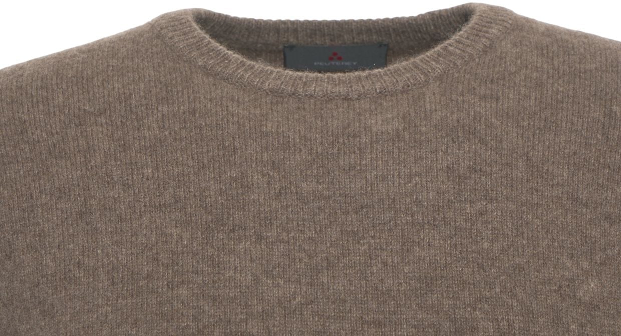 Peuterey Knitted sweater made of wool Bruin