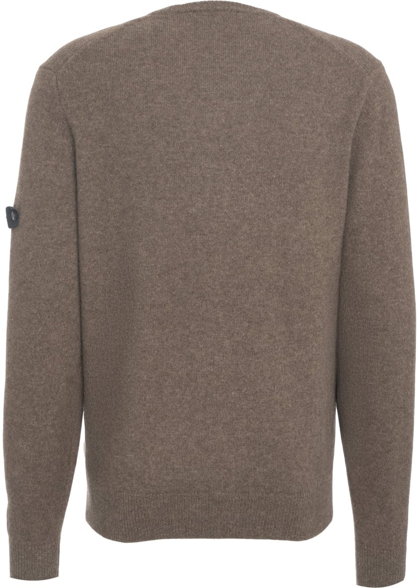 Peuterey Knitted sweater made of wool Bruin