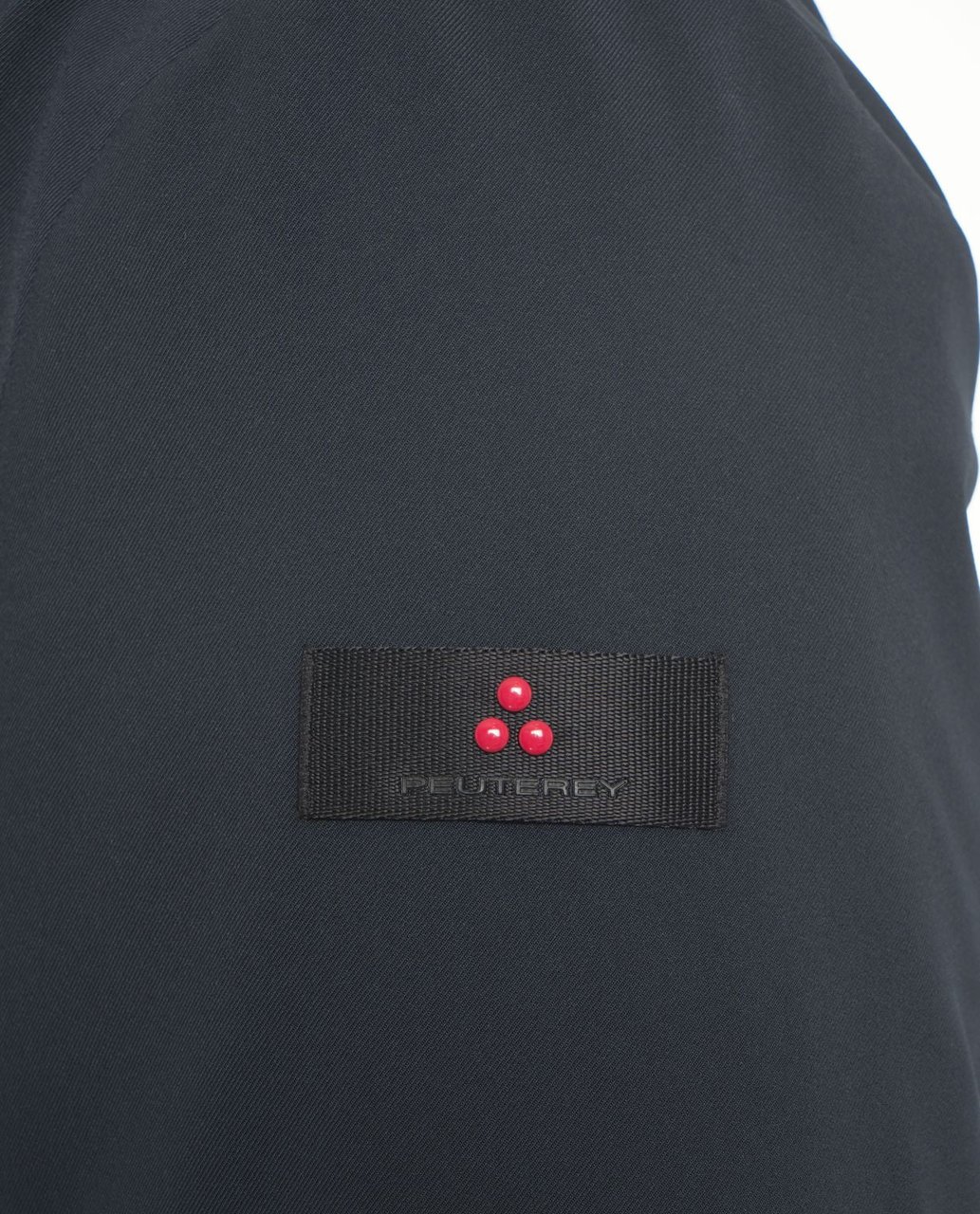 Peuterey Double-breasted jacket with logo Blauw