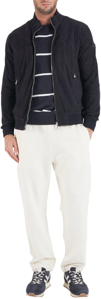 Peuterey Ssuede jacket 'Sands Blauw