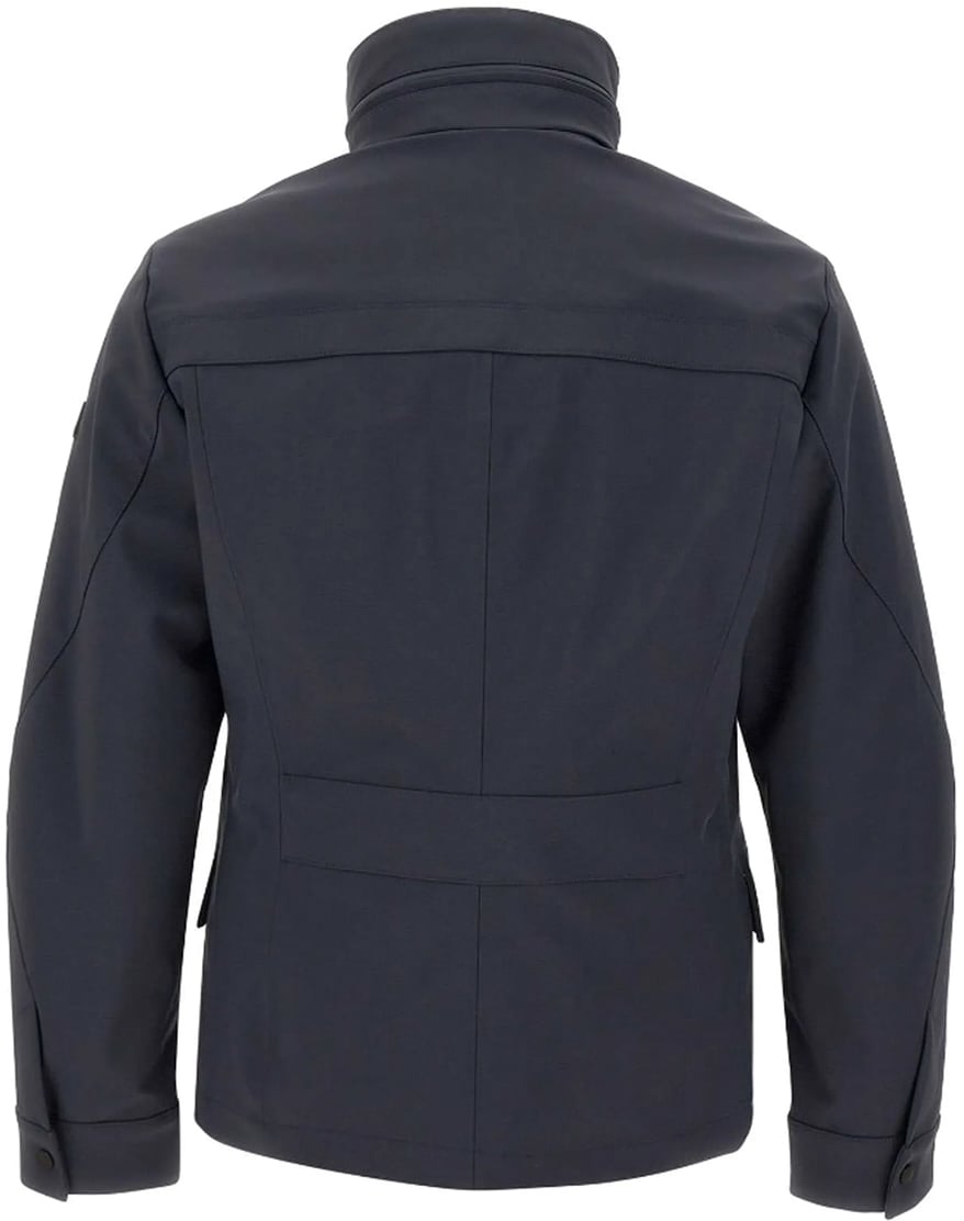 Peuterey Coats Blu Grafite Blauw