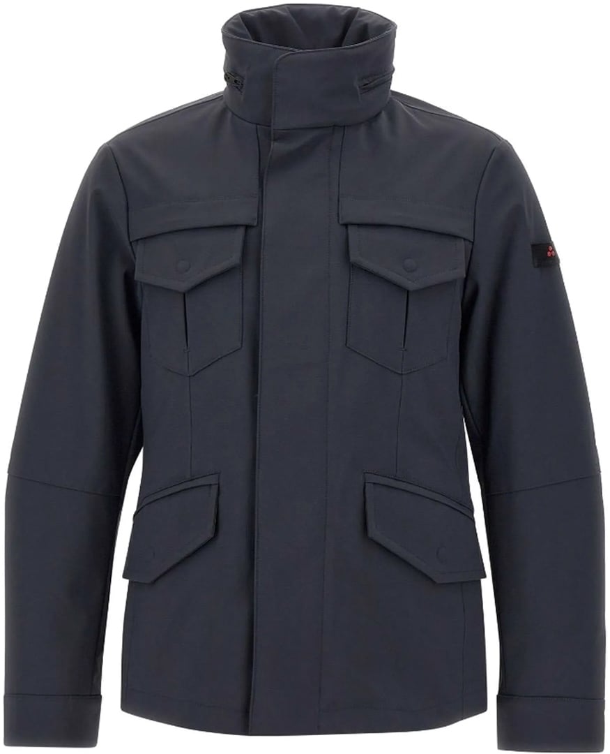 Peuterey Coats Blu Grafite Blauw