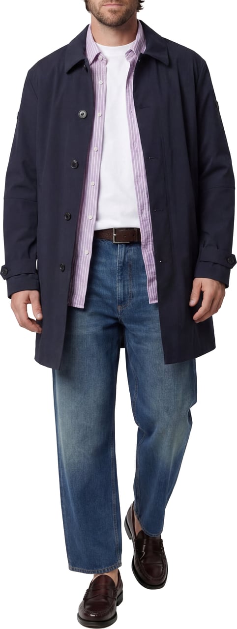 Peuterey Coat with button closure Blauw