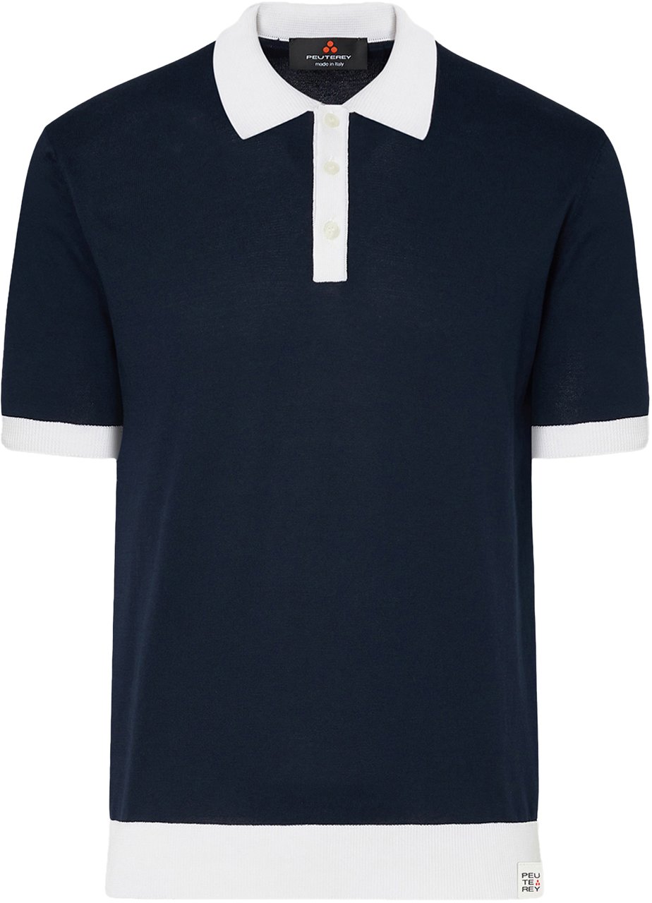 Peuterey T-Shirts And Polos Blu D'Oriente Navy