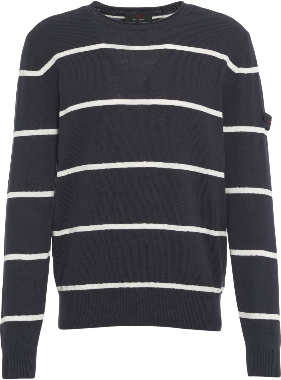 Peuterey Striped sweater Blauw
