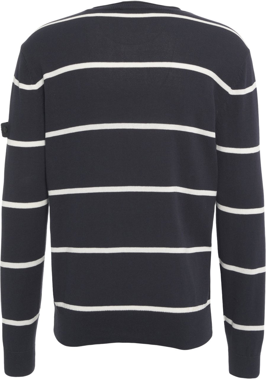 Peuterey Striped sweater Blauw