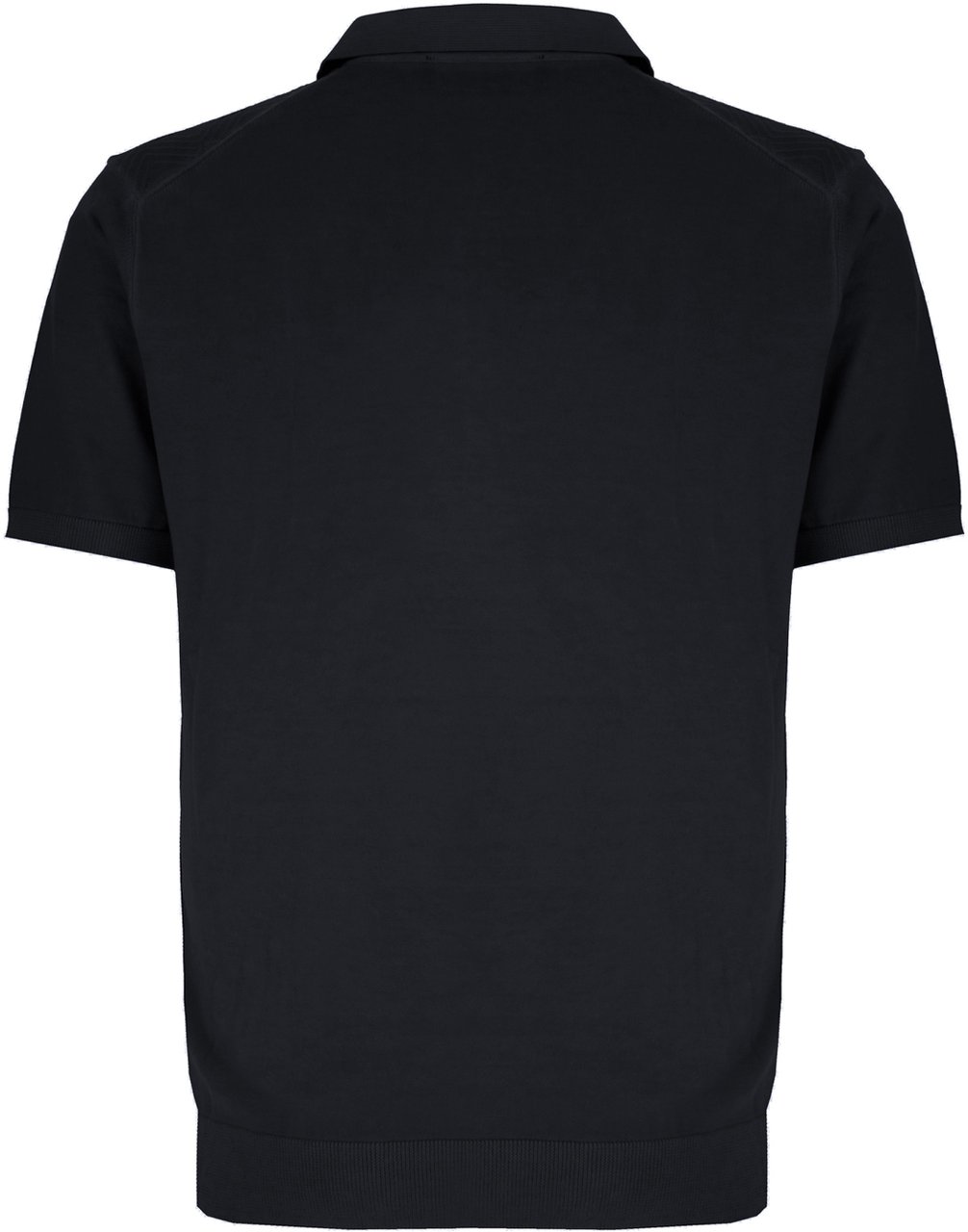 Peuterey Peuterey Midnight blue cotton polo shirt Blauw