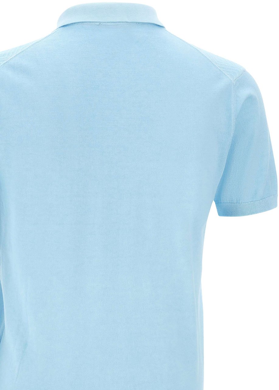 Peuterey T-Shirts And Polos Blue Lichtblauw