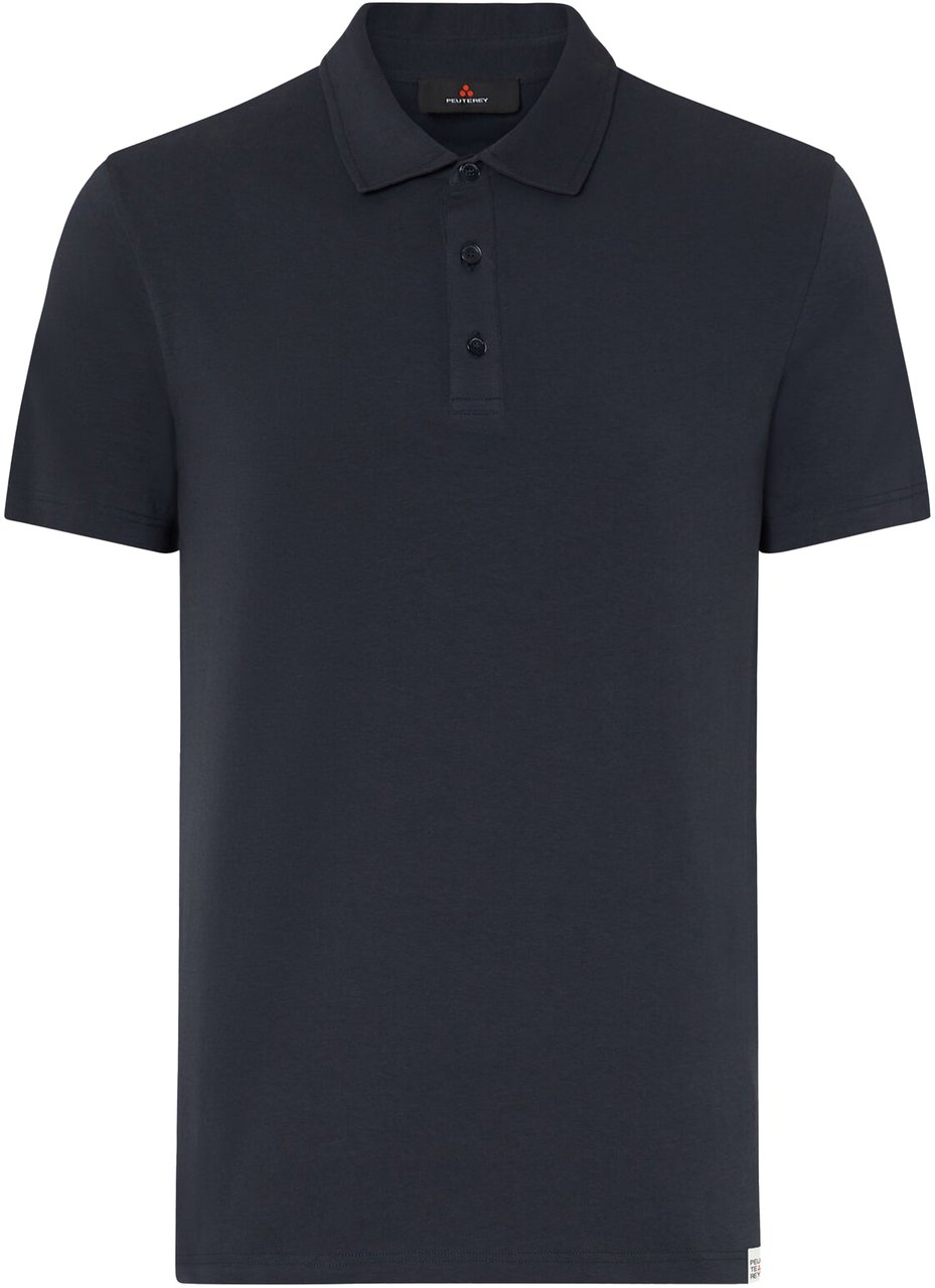 Peuterey T-Shirts And Polos Blu Grafite Blauw