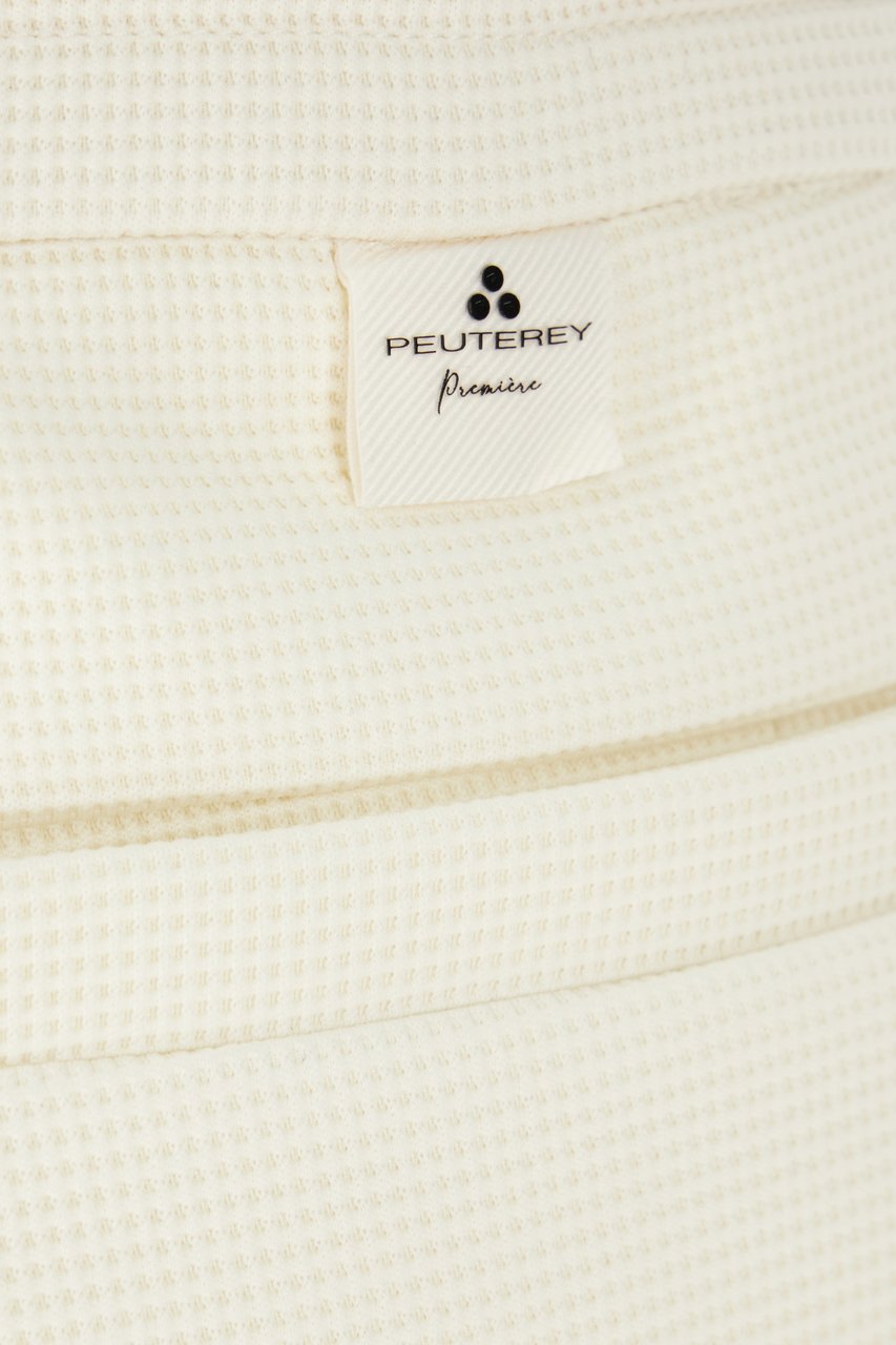 Peuterey Peuterey Ivory stretch polyester pants Neutraal