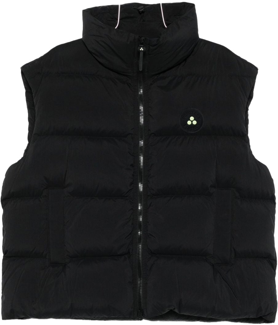 Peuterey Waistcoats Black Zwart