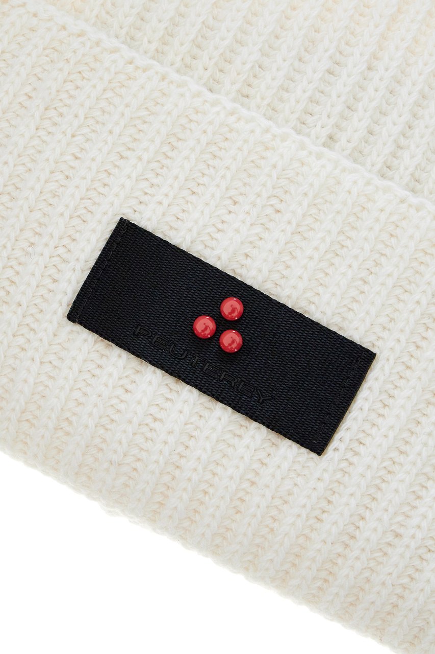 Peuterey Peuterey Ivory nylon blend beanie hat Neutraal