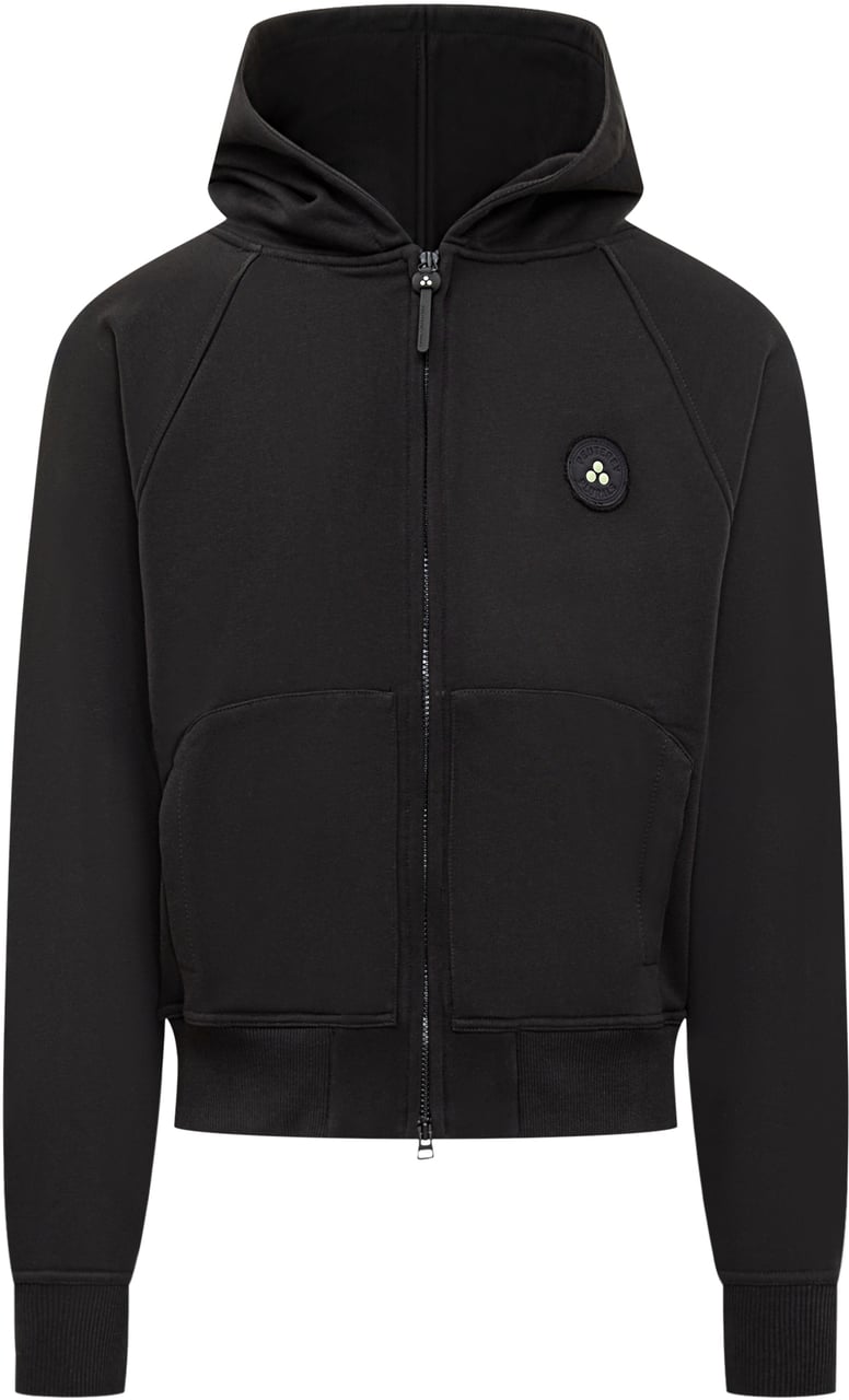 Peuterey Peuterey Felpa con Cappuccio e Chiusura Zip Zwart