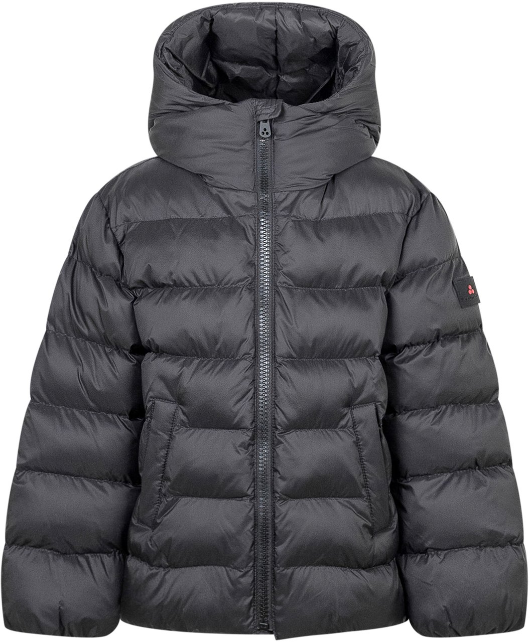 Peuterey Peuterey Kids Piumino Firtem CJ Nero con Cappuccio Blauw