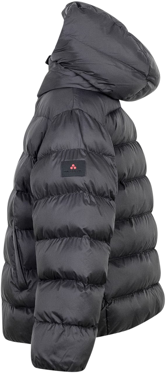 Peuterey Peuterey Kids Piumino Firtem CJ Nero con Cappuccio Blauw