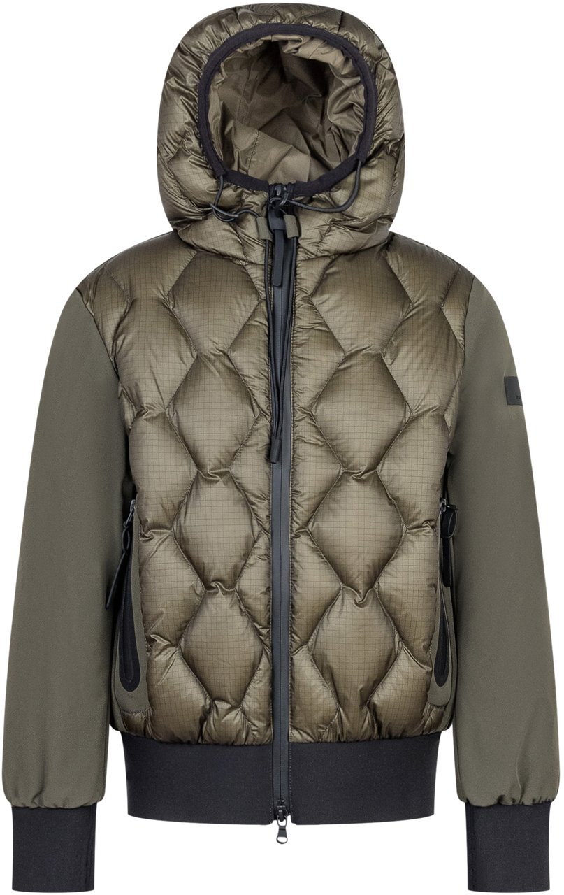 Peuterey Peuterey Kids Piumino Koons KJ Verde con Cappuccio Groen