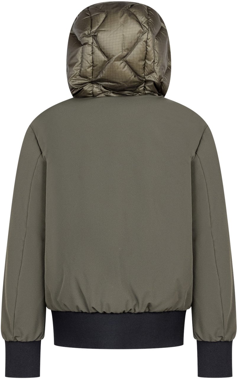 Peuterey Peuterey Kids Piumino Koons KJ Verde con Cappuccio Groen