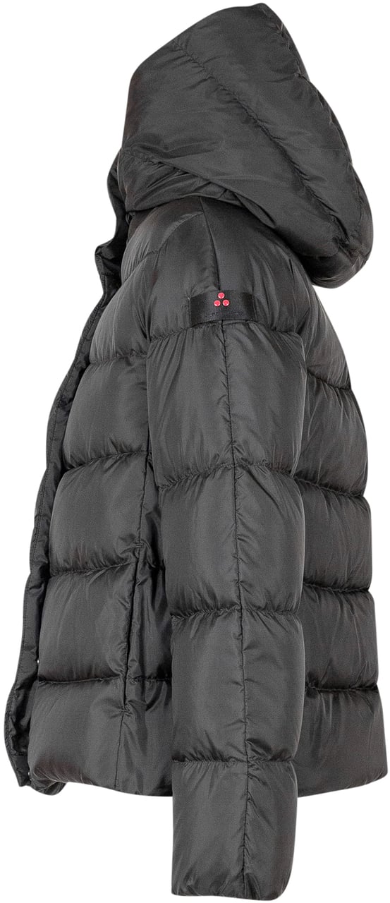 Peuterey Peuterey Kids Piumino Nero con Collo Avvolgente Zwart