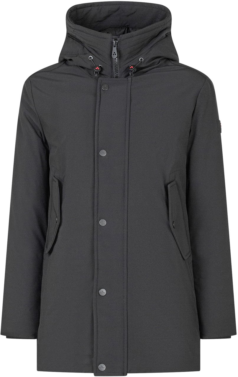 Peuterey Peuterey Kids Parka Nero con Cappuccio Zwart