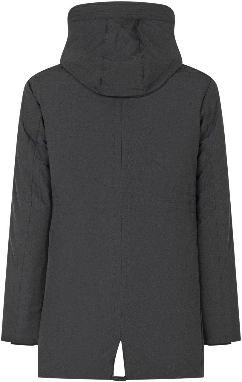 Peuterey Peuterey Kids Parka Nero con Cappuccio Zwart
