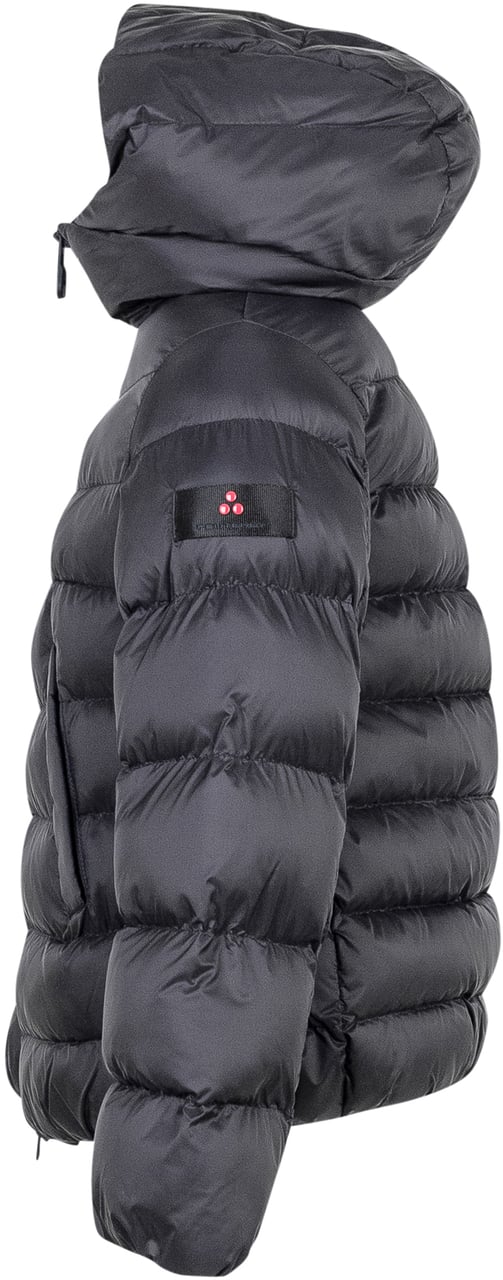 Peuterey Peuterey Kids Piumino Nero con Cappuccio Blauw